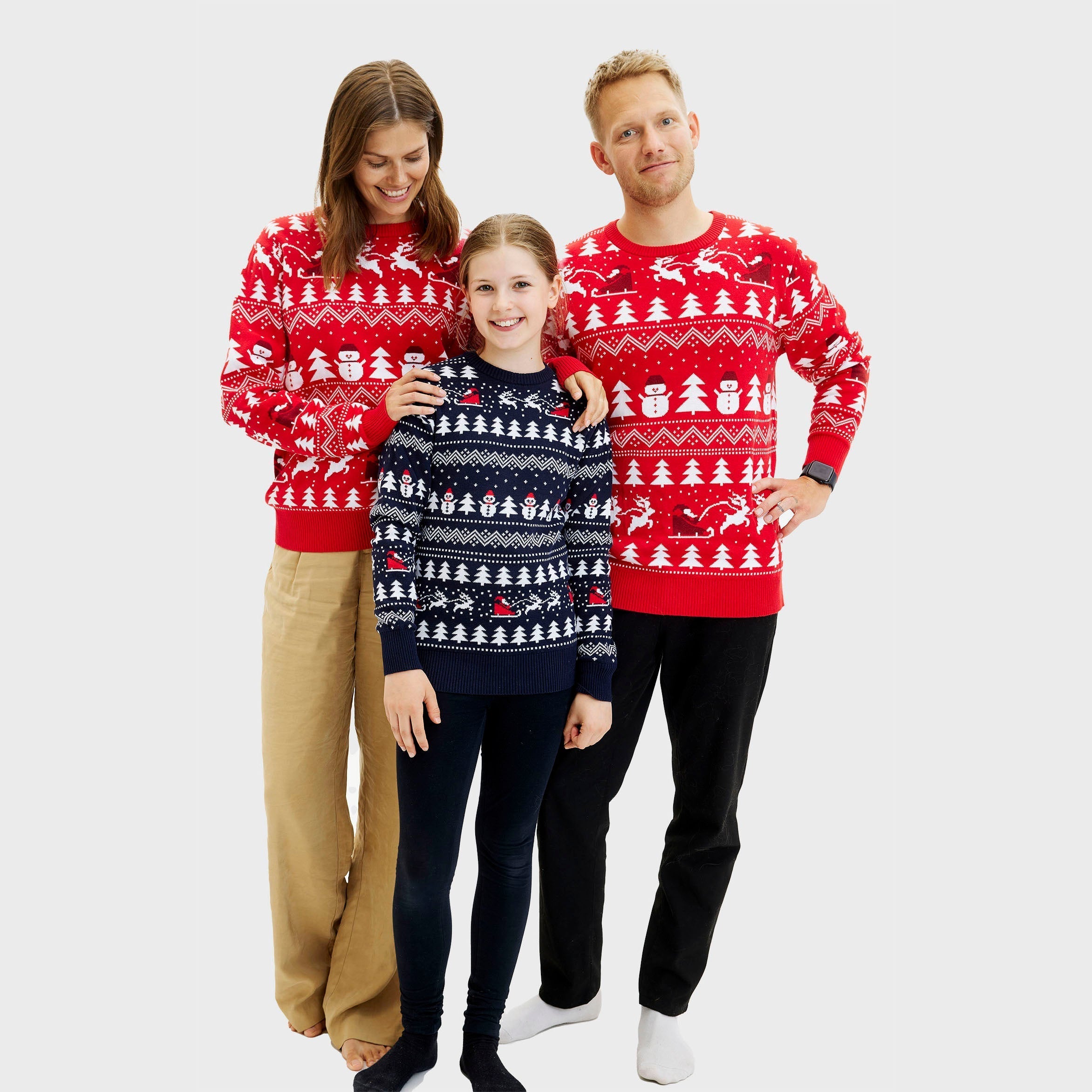 The Stylish Red Christmas Sweater β Women